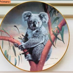 1990 Charles Fracé “The Koala” Collector Plate W.S. George Wildlife Art